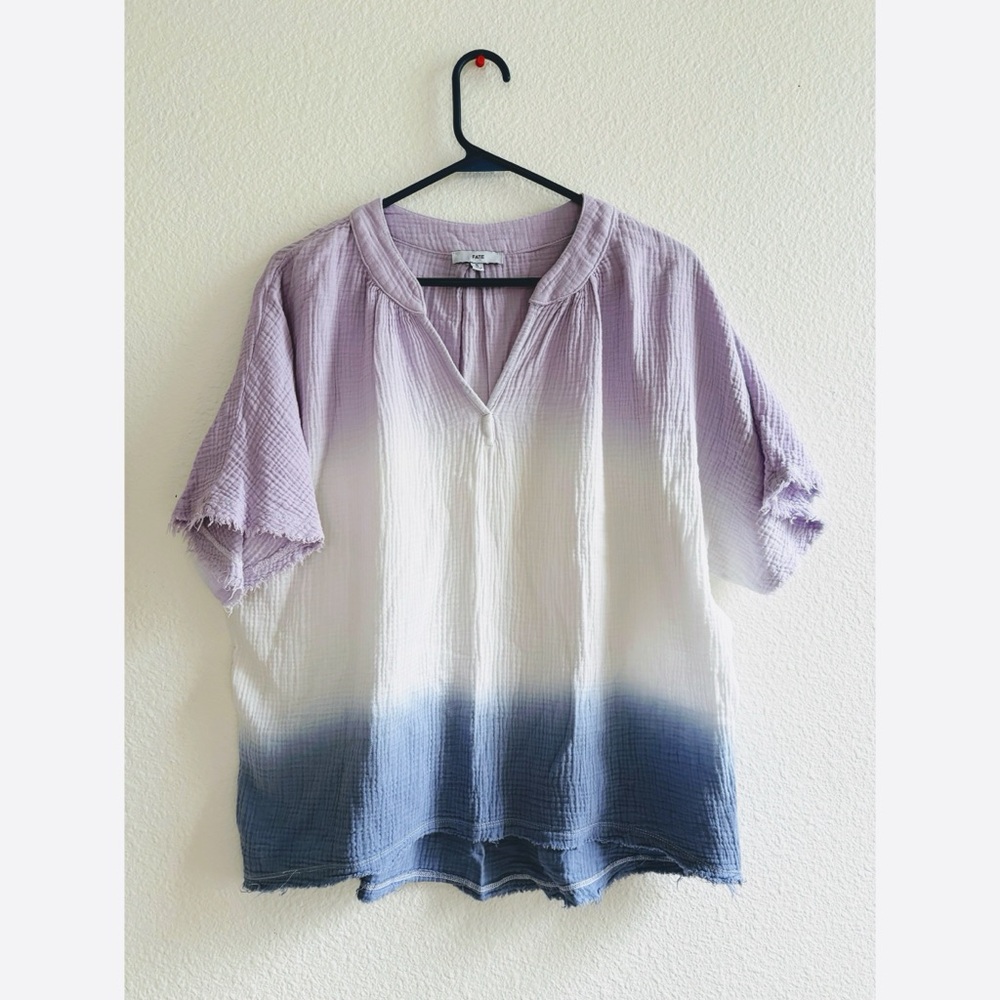 Fate Ombre Relaxed Gauze Blouse SM